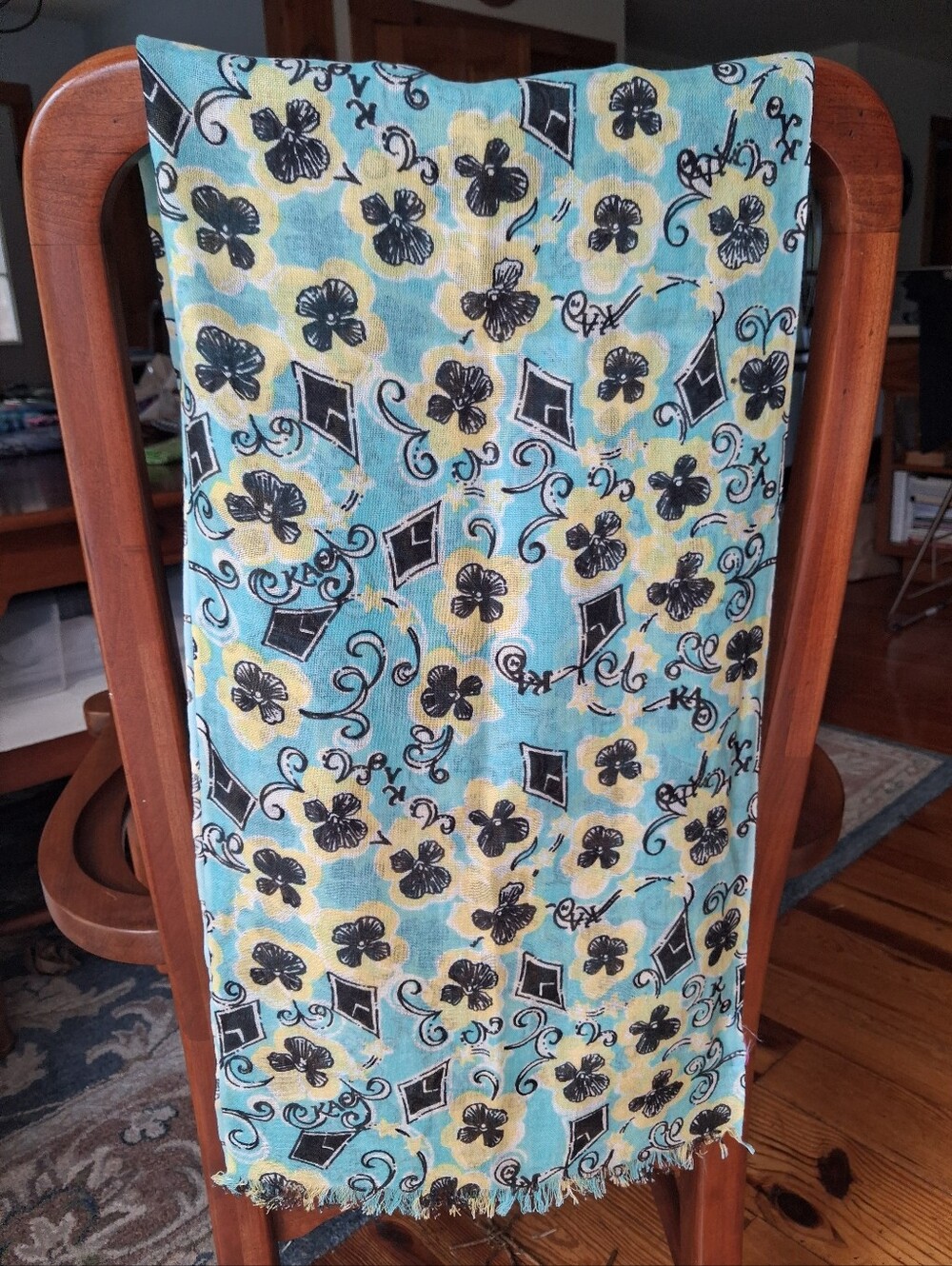 Lilly Pulitzer Murfette Scarf Sorority "Kappa Alpha Theta" EUC